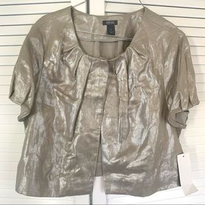 Kenneth Cole Reaction Metallic Gold Shrug Cover